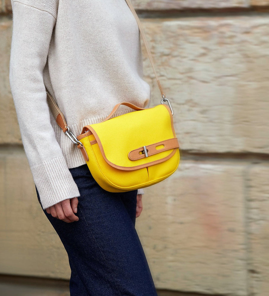 Bag Satchel S Double Twill Double Twill S Yellow