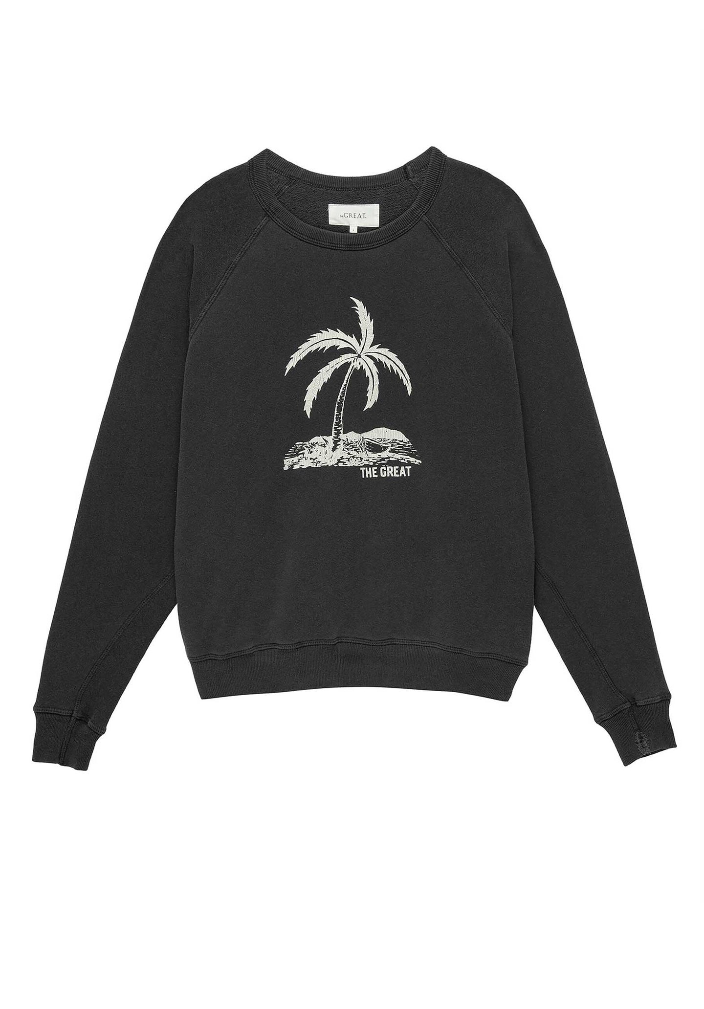 Sweatshirt The Colle The College Palm Washed-Black