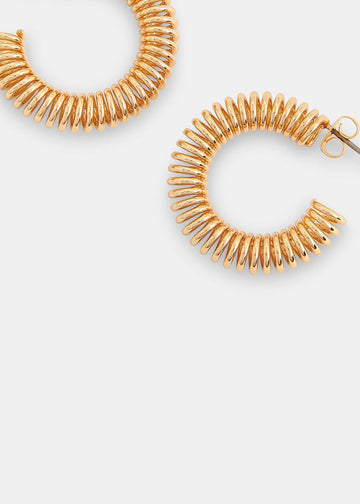 Spiral Hoop Earring 37135 Gold