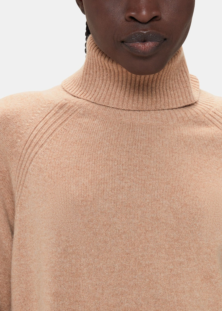 Cashmere Roll Neck 37227 Camel