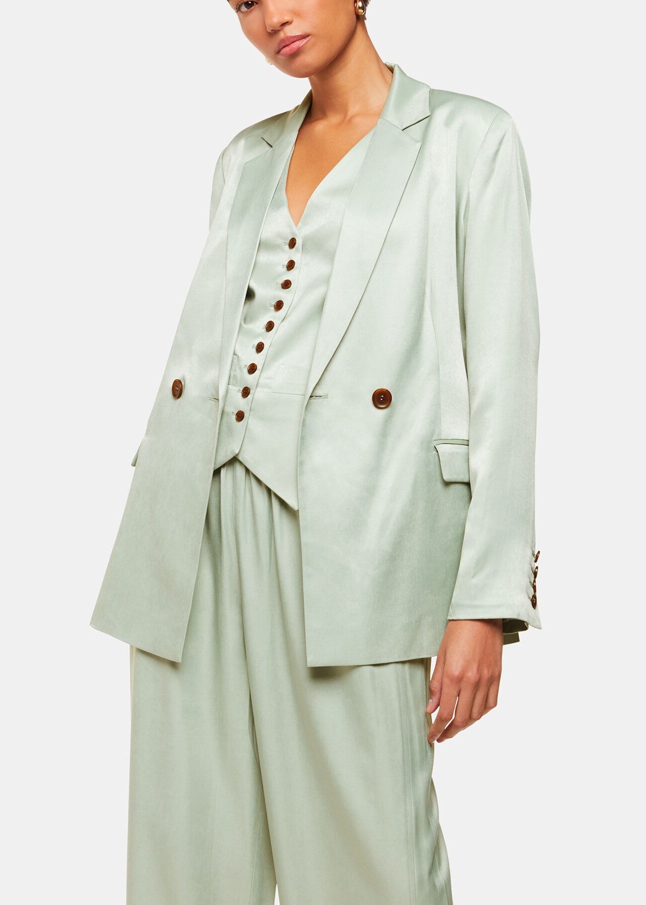 Rita Luxe Blazer 38357 Sage-Green