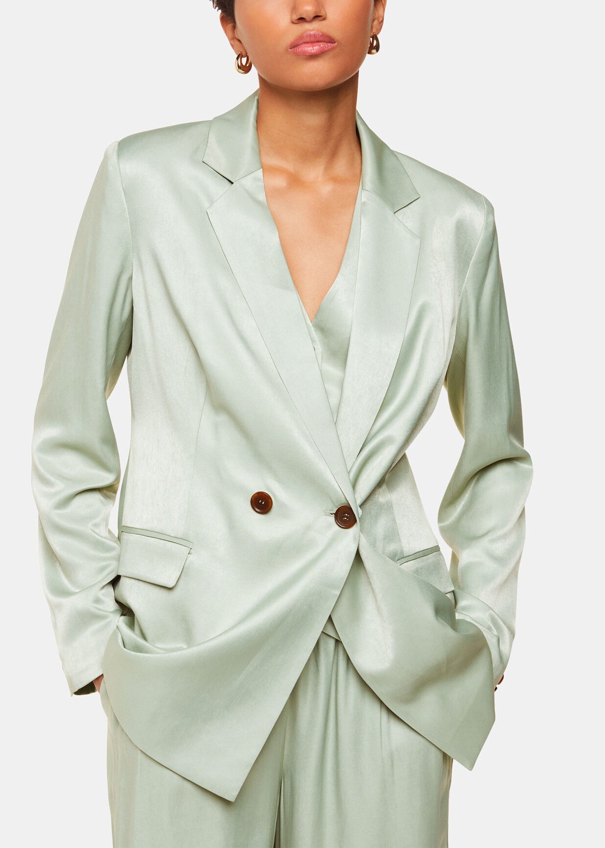 Rita Luxe Blazer 38357 Sage-Green