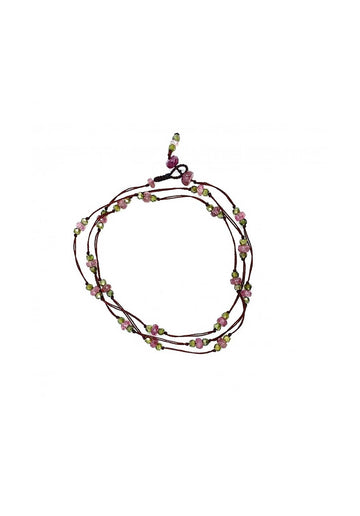 Necklace  Loopy Duo Tourmaline-He