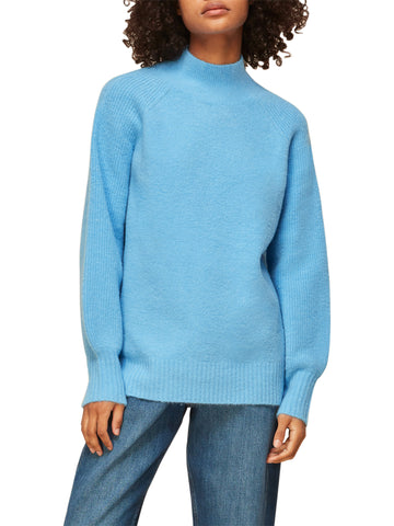 Full Sleeve Knitted Jumper 32557 Blue