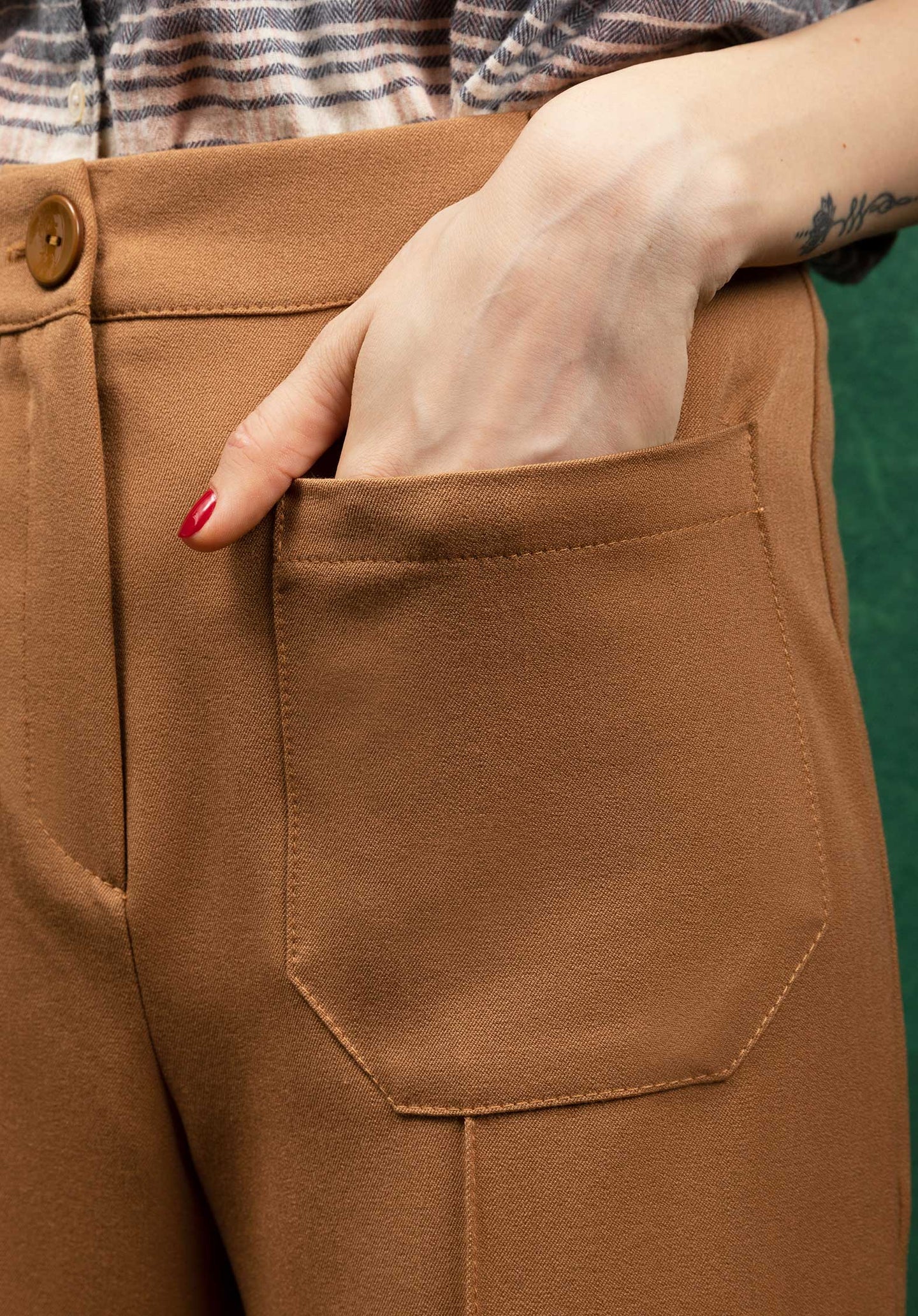 Pants Dona Pantal Brown