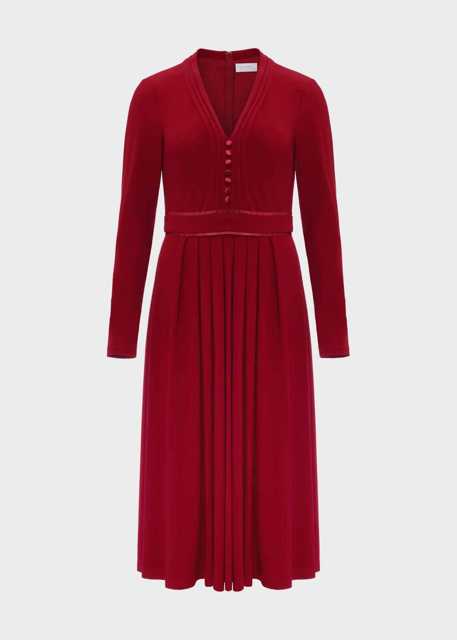 Leslie Dress 0222/5230/9845l00 Deep-Red