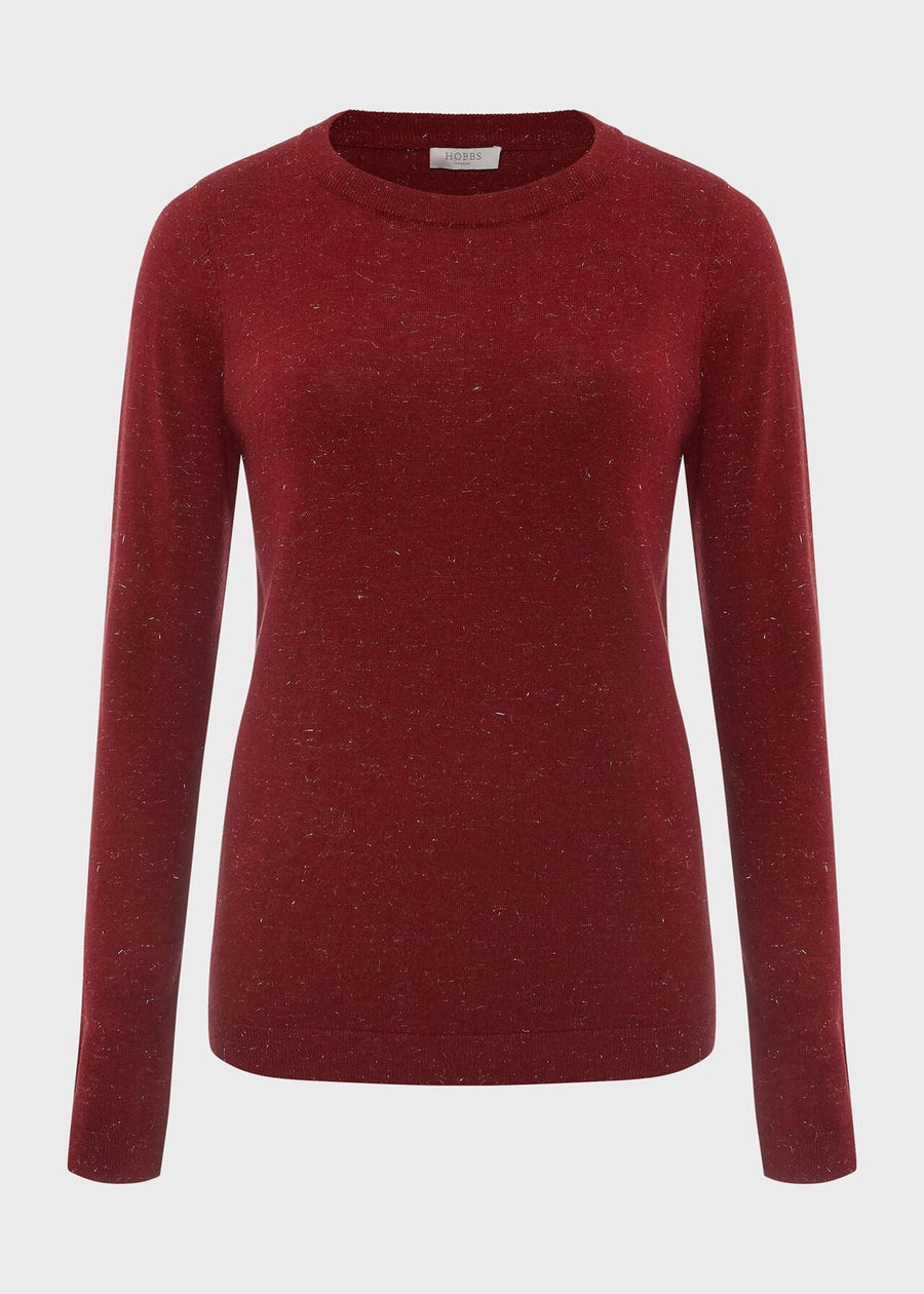 Penny Sparkle Jumper 0222/9726/9083l00 Wine-Red