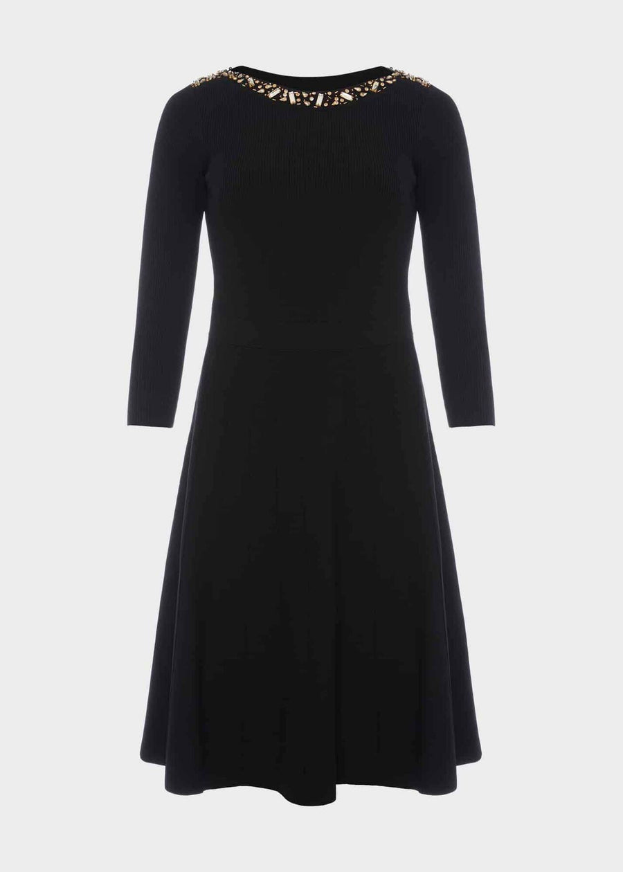 Emily Knitted Dress 0222/9910/3261l00 Black