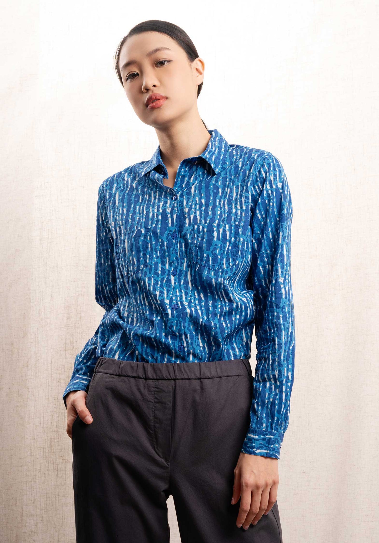 Shirt Gspro-3br Navy-Blue