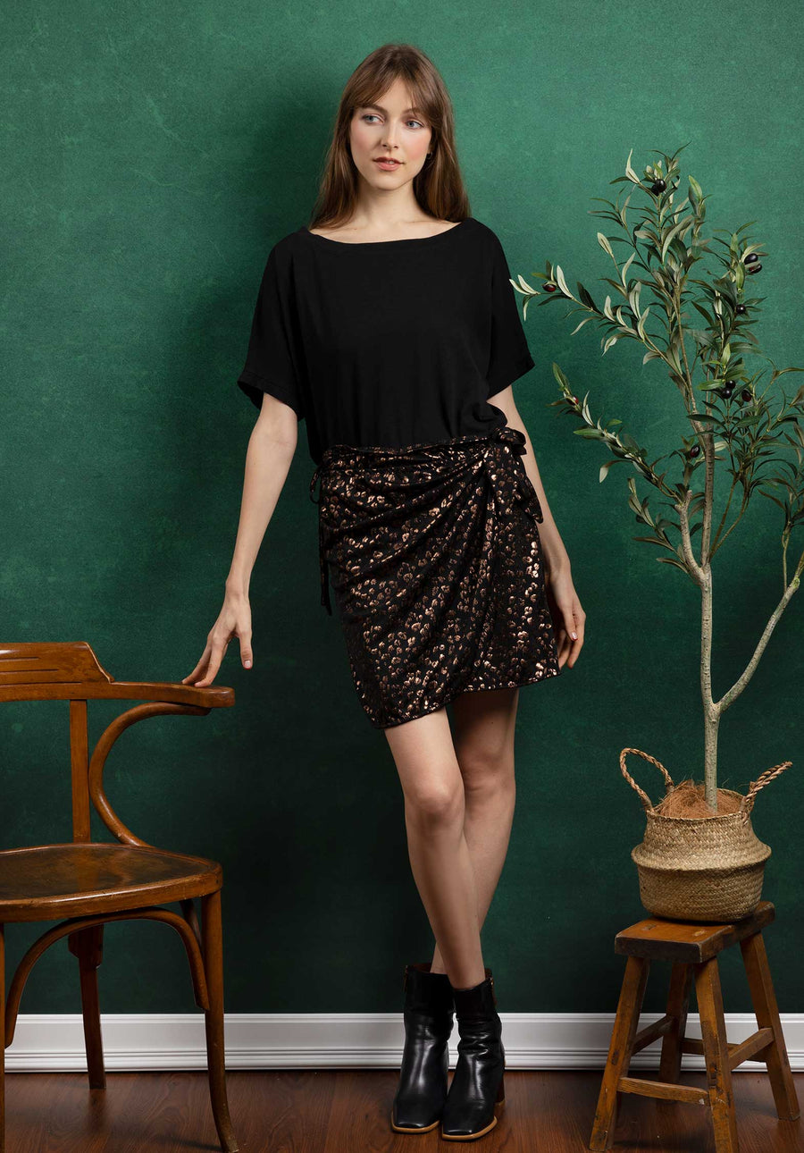 Skirt 537 Black-Gold