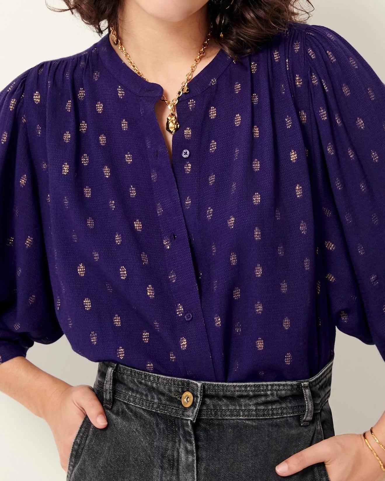Blouse A View Imperial-Violet