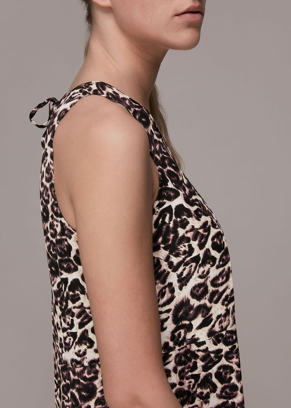 Clouded Leopard Print Jumpsuit 33395 Multi