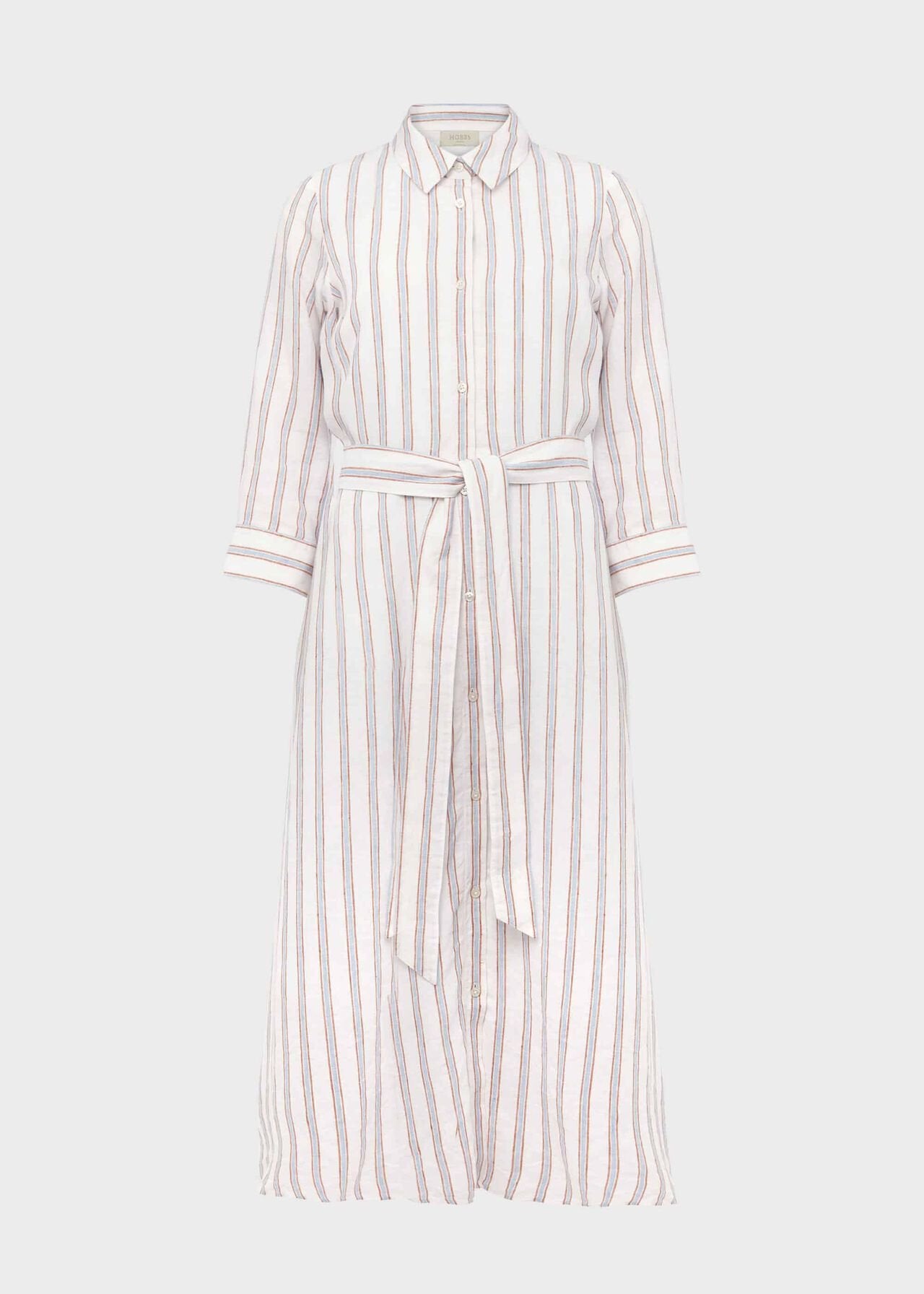 Ciara Linen Dress 0121/5914/9094l00 Ivory-Multi