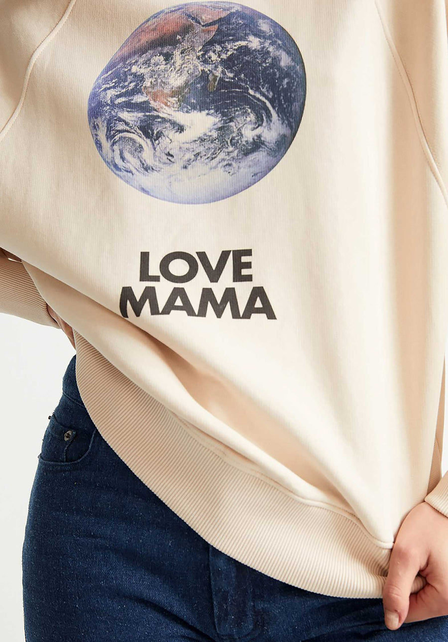 Sweater  Love Mama White
