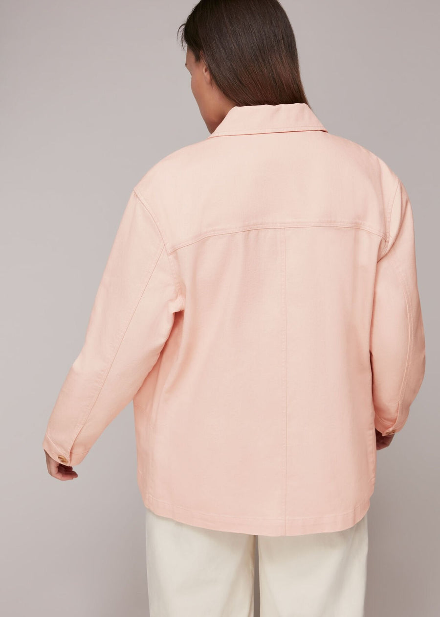 Casual Cargo Jacket 33217 Pale-Pink