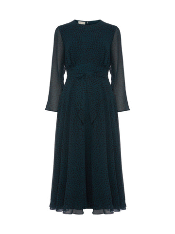 Mimi Printed Dress 0220/5726/9022l00 Pine-Green